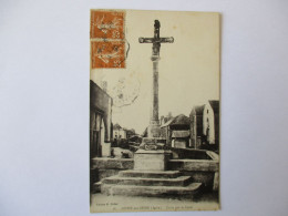 Cpa...Mussy-sur-seine...(aube)...croix Sur Le Canal...1930... - Mussy-sur-Seine