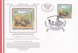 FESTIVAL IN DER WACHAU  FDC   COVERS 1995  AUSTRIA - FDC