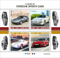 2024-02 - SIERRA LEONE- PORCHE SPORTS CARS           4V  MNH** - Cars
