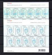 Nederland NVPH D59-60 VD59-60 Vel Cour De Justice 2004 MNH Postfris - Dienstzegels