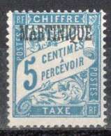 Martinique Timbre-Taxe N°1* Neuf Charnière TB  Cote : 2€25 - Segnatasse