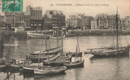 FRANCE - Cherbourg - L'avant-port Et Le Quai Caligny - Carte Postale Ancienne - Cherbourg