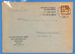 Allemagne Bizone - 1949 - Lettre De Bonn - G29345 - Altri & Non Classificati