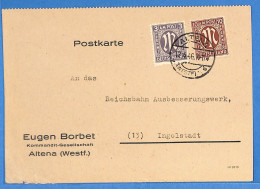 Allemagne Bizone - 1946 - Carte Postale De Altena - G29297 - Covers & Documents