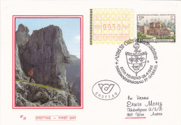 MOUNTAIN  FDC   COVERS 1995  AUSTRIA - FDC