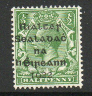 Ireland 1922 Dollard Rialtas Overprint On ½d Green, MNH, SG 1 - Nuevos