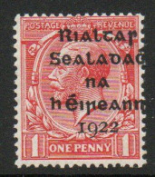 Ireland 1922 Dollard Rialtas Overprint On 1d Scarlet, MNH, SG 2 - Nuovi