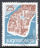 Yugoslavia 1962 Single Stamp For Local Tourism In Fine Used - Oblitérés