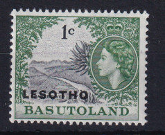 Lesotho: 1966   QE II - Pictorial 'Lesotho' OVPT   SG111B    1c  [Wmk: Block CA]    MNH - Lesotho (1966-...)