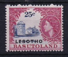 Lesotho: 1966   QE II - Pictorial 'Lesotho' OVPT   SG118A   25c  [Wmk: Mult Script CA]    MNH - Lesotho (1966-...)