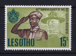 Lesotho: 1967   60th Anniv Of Scout Movement    MNH - Lesotho (1966-...)