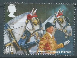 GROSSBRITANNIEN GRANDE BRETAGNE GB 2014 WORKING HORSES:DRAY HORSES 88P USED SG 3566 MI 3566 YT 3968 SC 3262 - Used Stamps