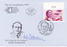 KURT DAHMANN  FDC   COVERS 1994  AUSTRIA - FDC