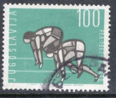 Yugoslavia 1962 Single Stamp For European Athletics Championships, Belgrade  In Fine Used - Gebraucht