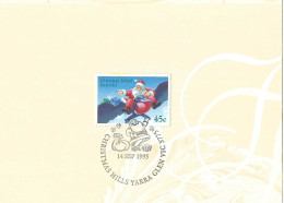 AUSTRALIE Ca.1995: Encart Officiel "CHRISTMAS" - Briefe U. Dokumente