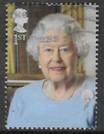 GROSSBRITANNIEN GRANDE BRETAGNE GB 2016 FROM M/S QUEEN'S 90TH BIRTHDAY: QUEEN 1ST USED SG 3832B MI 3879 YT 4292 SC 3501B - Oblitérés