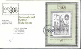 GRANDE BRETAGNE Ca.1980: FDC "London 1980" - 1971-1980 Em. Décimales