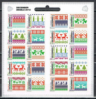 Nederland NVPH 3002-11 Va3002-11 Vel Decemberzegels Logo AH 2012 Postfris MNH Netherlands Christmas - Ungebraucht