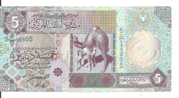 LIBYE 5 DINARS ND2002 UNC P 65 A - Libye