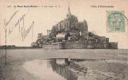 FRANCE - Le Mont Saint Michel - A Mer Basse - Carte Postale Ancienne - Le Mont Saint Michel