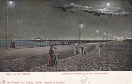 1850	187	Scheveningen, Electrische Verlichting Van Den Strandboulevard (rechtsboven Een Kleine Vouw) - Scheveningen