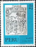 Peru/Pérou  1972  YT N°PE 586 4e Cent. Calendrier Inca (II) - N** Cote 2€ - Pérou