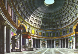 ROME, LAZIO, PANTHEON, INTERIOR, ARCHITECTURE, ITALY, POSTCARD - Panteón