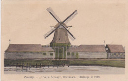 1887	47	Zaandijk, ,, ‘t Vette Schaap’’ Oliemolen Gesloopt In1909. (minuscule Vouwen In De Hoeken) - Zaanstreek