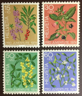 Switzerland 1974 Pro Juventute Poisonous Plants MNH - Piante Velenose