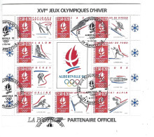 BF 14 "Albertville 92" Jeux Olympiques D'hiver - Oblitérés