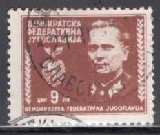 Yugoslavia 1945 Single Stamp For Marshal Tito, 1892-1980 In Fine Used - Used Stamps