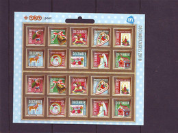 Nederland NVPH 2778-87 Va2778-87 Vel Decemberzegels Logo AH 2010 Postfris MNH Netherlands Christmas - Ongebruikt