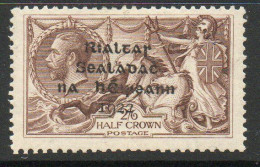 Ireland 1922 Dollard Rialtas Overprint On 2/6d Reddish-brown Seahorse, MNH, SG 18 - Ongebruikt