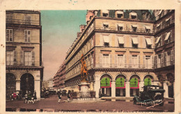 FRANCE - Paris - La Place Des Pyramides (rue De Rivolis) Et Statue De Jeanne D'Arc Par Fremiet - Carte Postale Ancienne - Markten, Pleinen