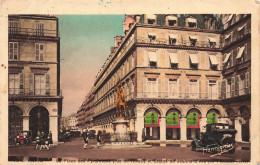 FRANCE - Paris - La Place Des Pyramides (rue De Rivolis) Et Statue De Jeanne D'Arc Par Fremiet - Carte Postale Ancienne - Places, Squares