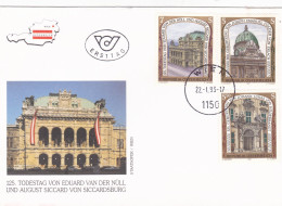 ARCHITECTURE  FDC   COVERS 1993  AUSTRIA - FDC