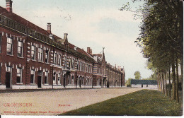 2439	48	Groningen, Kazerne 1907 (links Boven Kreukels) - Groningen