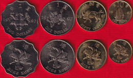 Hong Kong Set Of 4 Coins: 10 Cents - 2 Dollars 1997 "Special Region" UNC - Hongkong