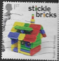 GROSSBRITANNIEN GRANDE BRETAGNE GB 2017 CLASSIC TOYS: STICKLE BRICKS 1ST USED SG 3992 MI 4083 YT 4486 SC 3643 - Blocs-feuillets