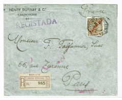 Portugal, 1911, # 179, Para Paris - Lettres & Documents