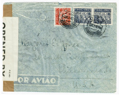 Portugal, 1942, # 573, Para Philadelphia - Lettres & Documents