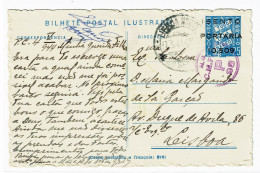 Portugal, 1944, Regimento De Infantaria, Para Lisboa - Lettres & Documents