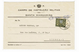 Portugal, 1952, Oficial, Para Lisboa - Storia Postale