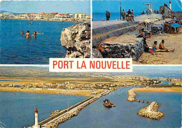 11 - Port La Nouvelle - Multivues - Scènes De Plage - La Jetée - CPM - Voir Scans Recto-Verso - Port La Nouvelle