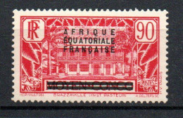 Col41 Colonies AEF Afrique équatoriale N° 12 Neuf X MH Cote 7,00 € - Unused Stamps