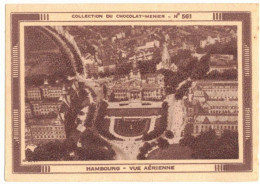 IMAGE CHROMO CHOCOLAT MENIER RIALTA AU LAIT N° 561 ALLEMAGNE HAMBOURG VUE AERIENNE - Menier