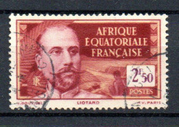 Col41 Colonies AEF Afrique équatoriale N° 86 Oblitéré  Cote 2,00 € - Gebraucht