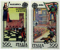 723839 HINGED ITALIA 1981 EUROPA CEPT. FOLCLORE - 1981-90: Neufs