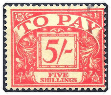 D66 1959-63 Crowns Watermark Postage Dues Used - Portomarken