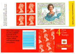 UK, GB, Great Britain, Booklet, 1996, Michel MH 190, Zf 8, Queen Elizabeth Birthday - Libretti